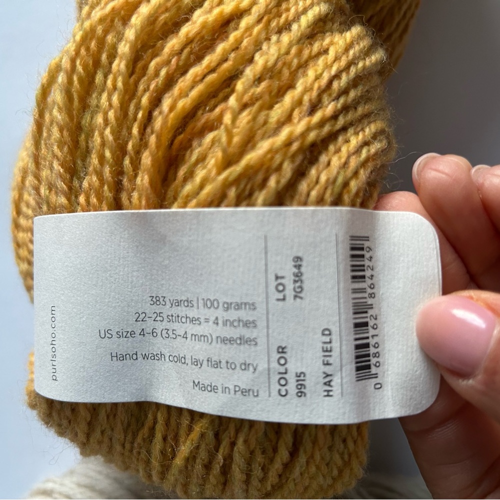 Beautiful bundle of 3 skeins of Purl Soho Good Wool, a premium,high-quality yarn - Picture 4 of 9